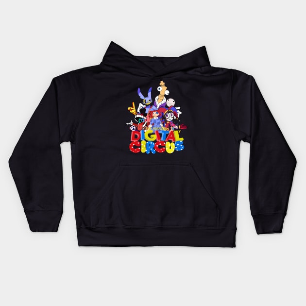 The Amazing Digital Circus Kids Hoodie by alujino